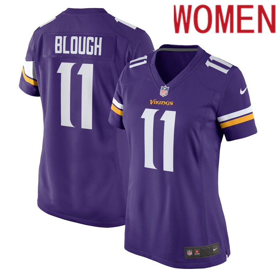 Women Minnesota Vikings #11 David Blough Nike Purple Home Game Player NFL Jersey->women nfl jersey->Women Jersey